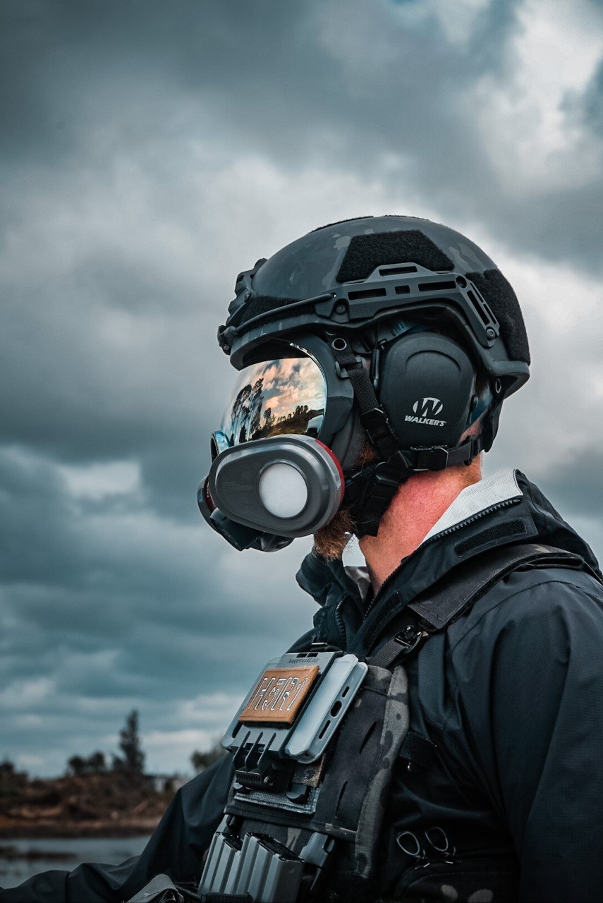 PD - 101 Burnt Bronze Mirrored - Full Face Respirator Gas Mask with Organic Vapor and Particulate Filtration - Parcil SafetyRespiratorsRespiratorsParcil Safety