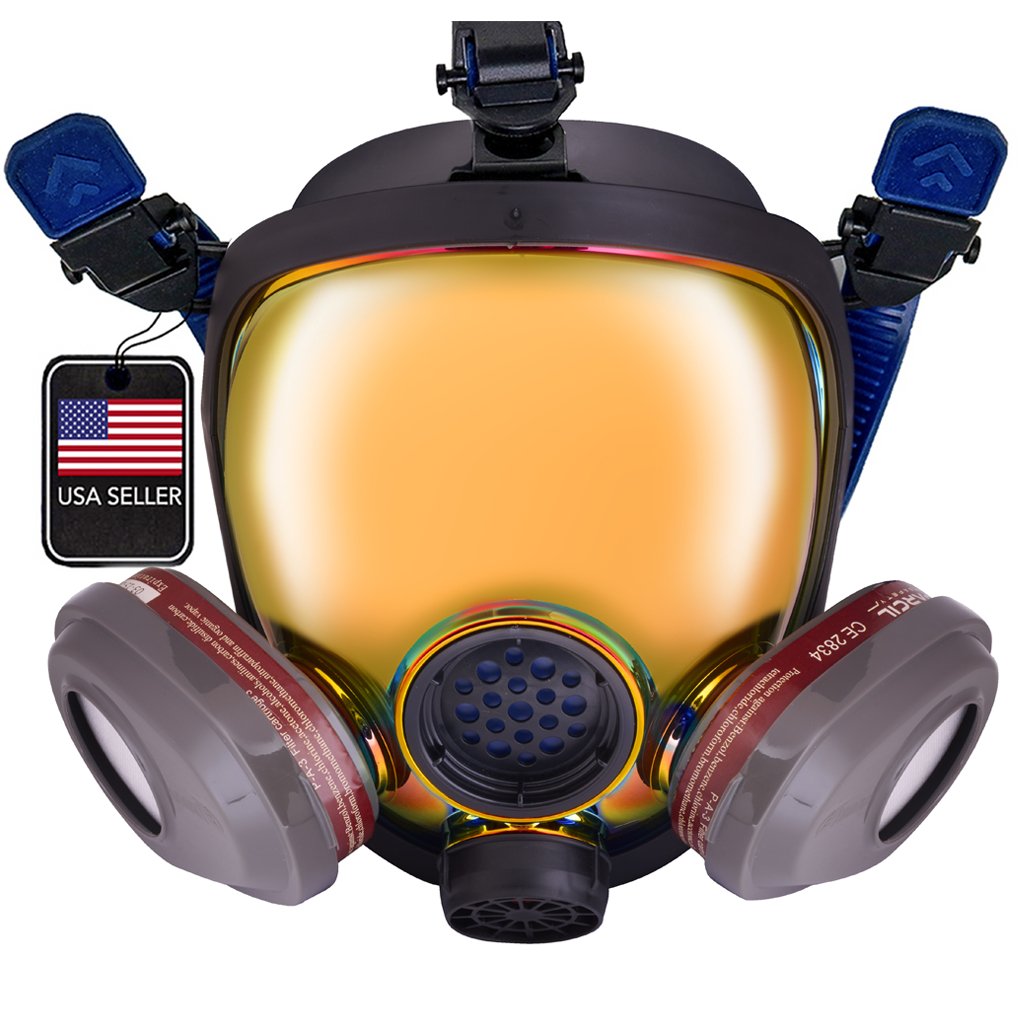 PD-101 Full-Face Industrial Air Purifying Respirator (APR) with Organic Vapor and Particulate Protection - Parcil SafetyRespiratorsRespiratorsParcil Safety