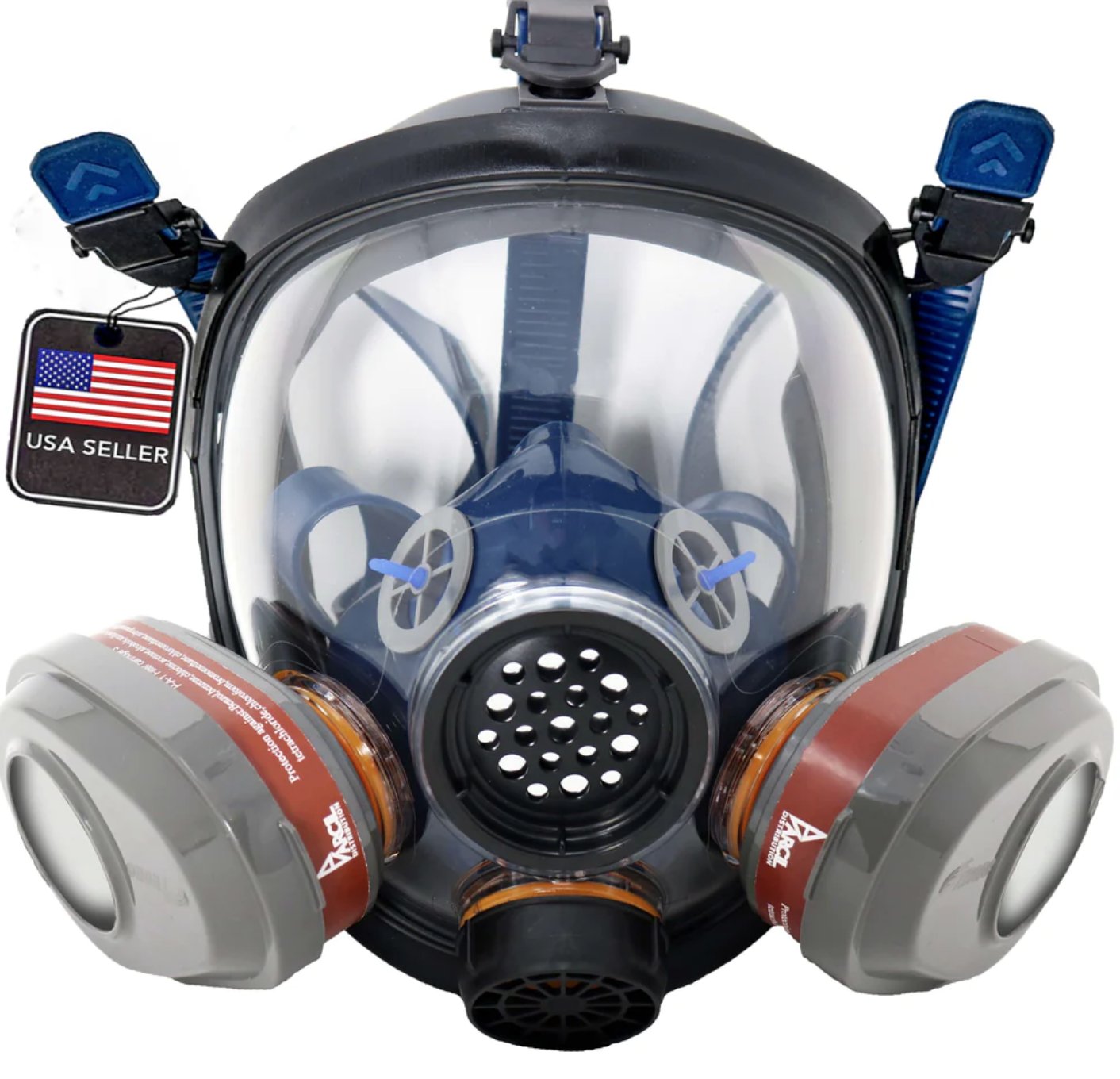 PD - 101 Full - Face Industrial Air Purifying Respirator (APR) with Organic Vapor and Particulate Protection - Parcil SafetyRespiratorsRespiratorsParcil Safety