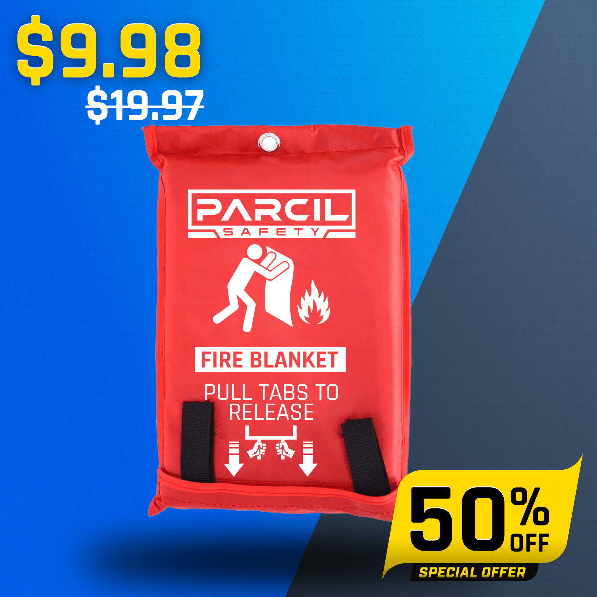 PD - 452 Emergency Fire Extinguisher Blanket (Set of 1) - Parcil SafetyFire SafetyFire SafetyParcil Safety