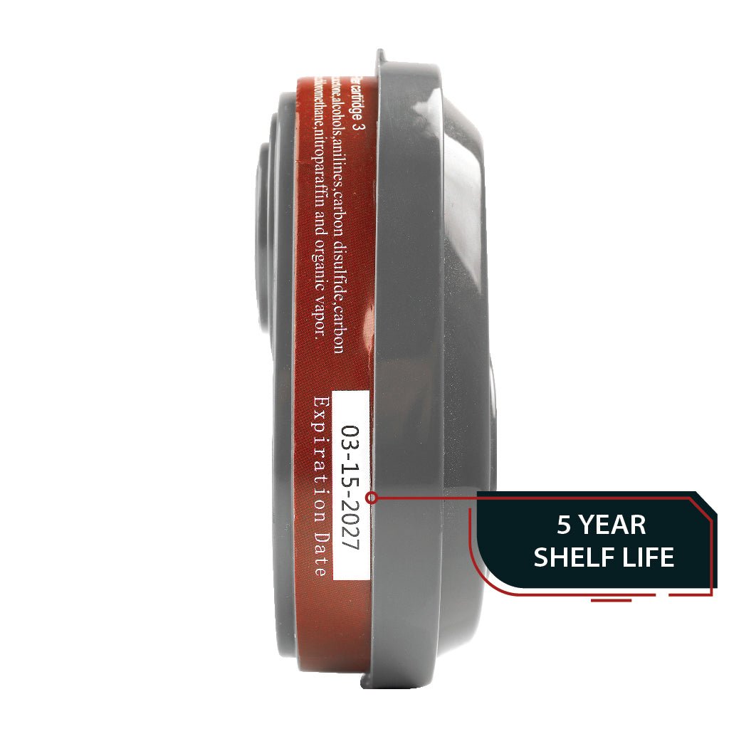 PRE - ORDER P - A - 3 Bayonet Organic Vapor Cartridge with replaceable Particulate Filter Insert - (Replaces T - 61 & PD - 101 Masks) - Parcil SafetyFiltersFiltersParcil Safety