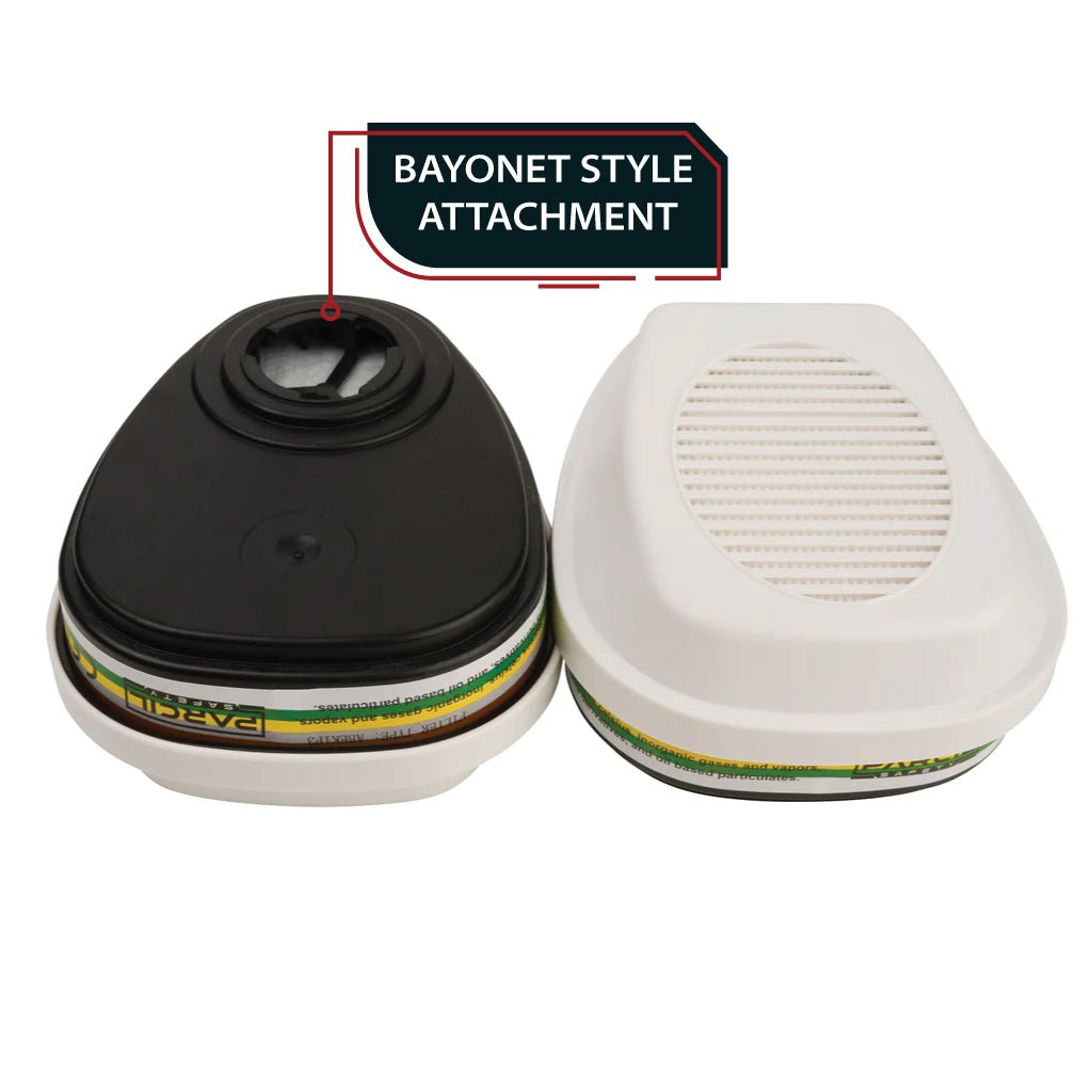 Pre - Sale MaxPro P - 3 - O Filter Cartridge Bayonet ABEK1P3 Filter Set - 2 - Pack - Fits all Bayonet - Style Respirators - Parcil SafetyFiltersFiltersParcil Safety