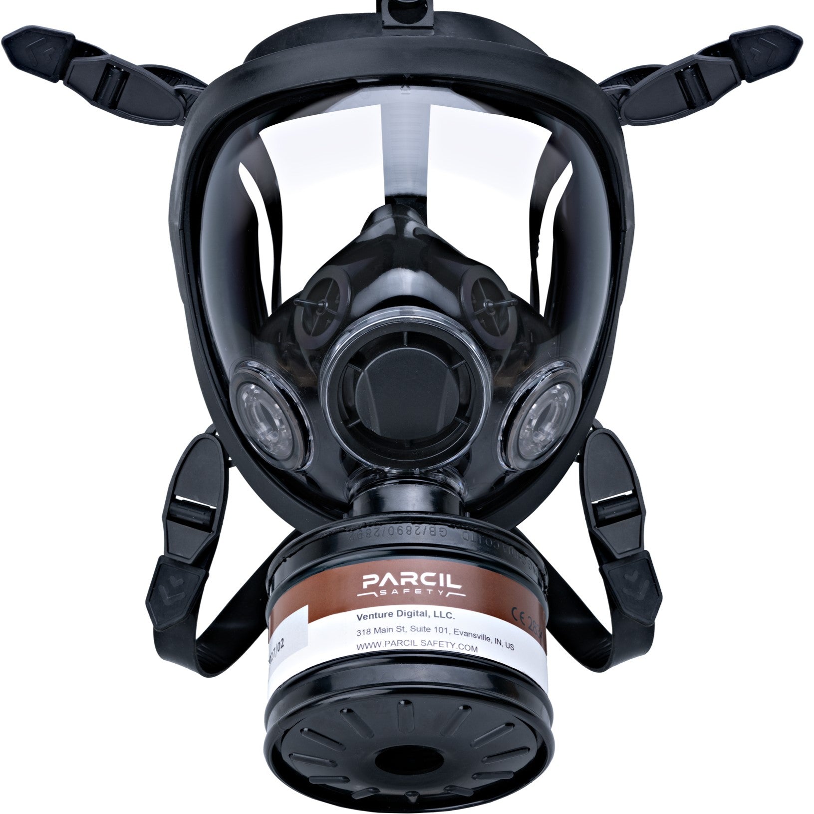 ST - 100X Clear Full - Face Survival Gas Mask with Organic Vapor and Particulate Protection - Parcil SafetyGas MasksGas MasksParcil Safety