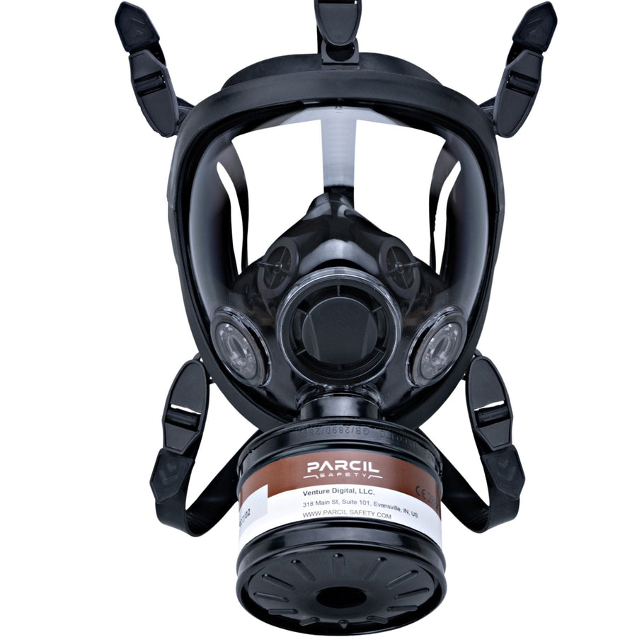 ST - 100X Clear Full - Face Survival Gas Mask with Organic Vapor and Particulate Protection - Parcil SafetyGas MasksGas MasksParcil Safety