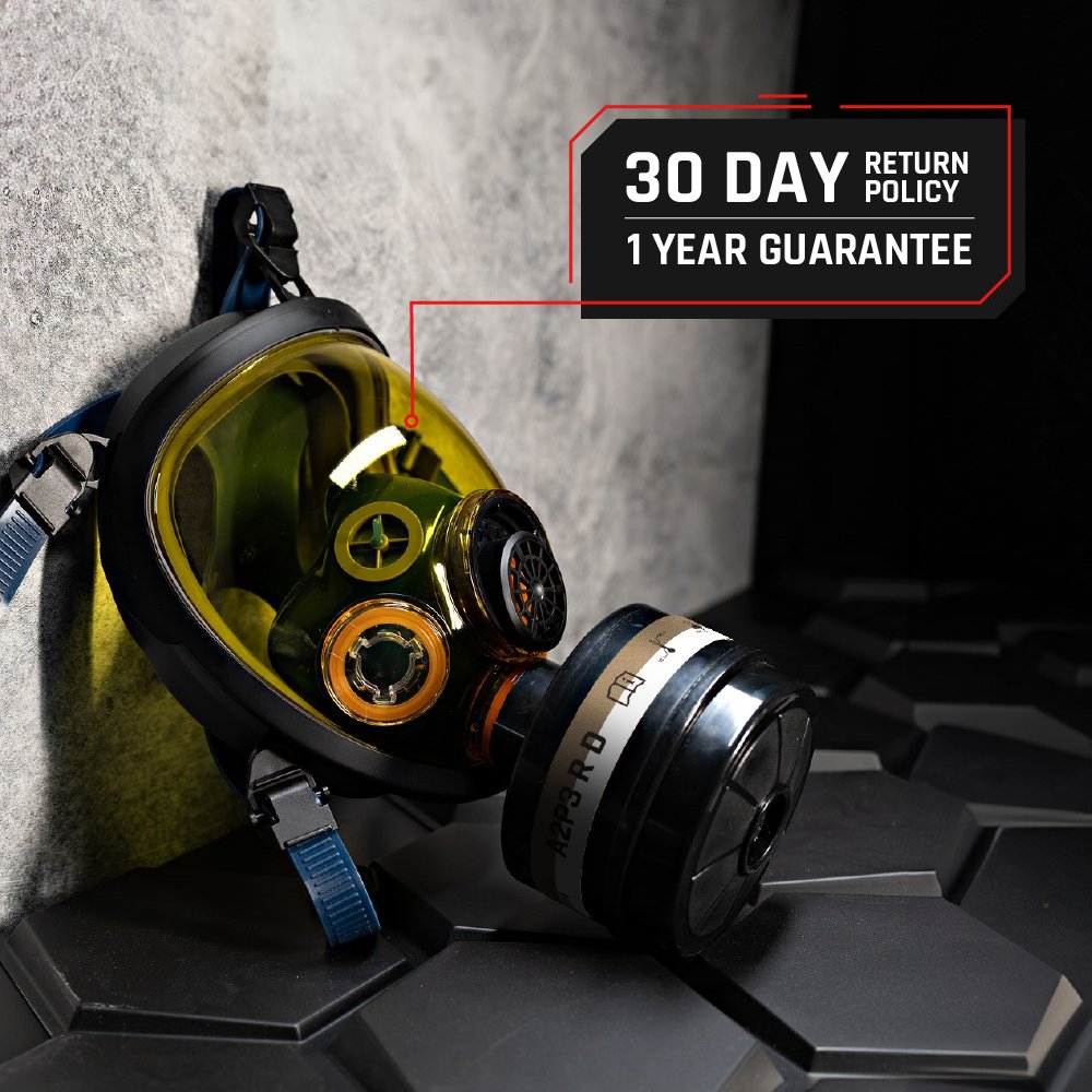 ST - 100X Full - Face Survival Gas Mask with Organic Vapor and Particulate Protection - Parcil SafetyGas MasksGas MasksParcil Safety