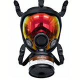 ST-100X Inferno Red Mirrored - Full Face Respirator Gas Mask with Organic Vapor and Particulate Filtration