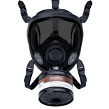 ST-100X Smoke Black Tinted Full Face Respirator Gas Mask with Organic Vapor and Particulate Filtration