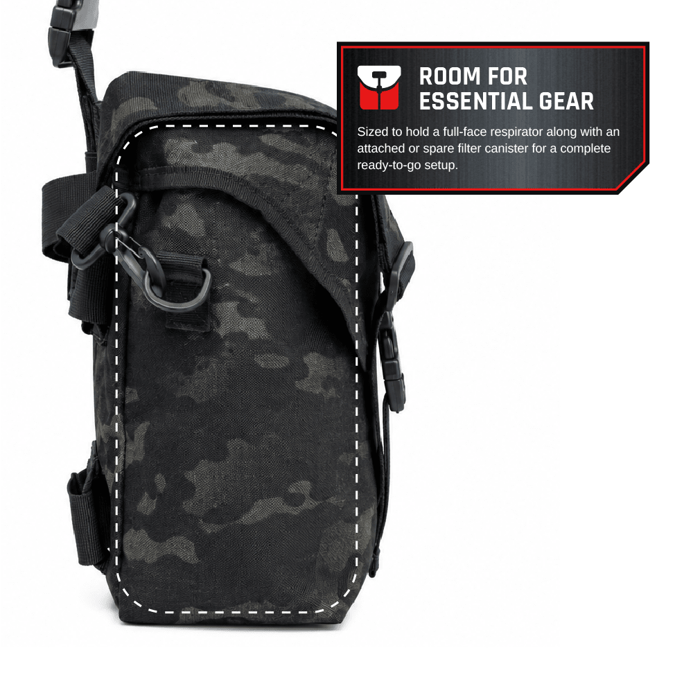 Tactical Carry Bag for Full-Face Gas Masks & Respirators - Parcil SafetyParcil Safety