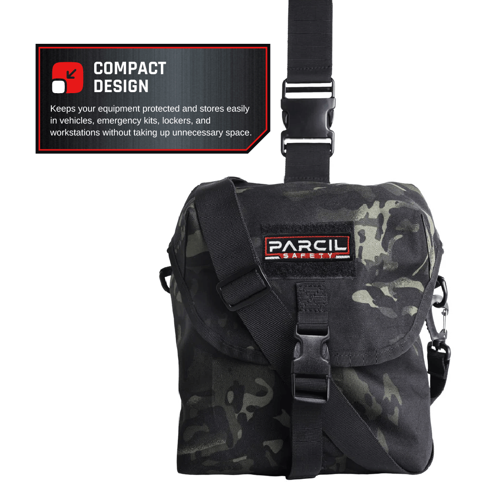 Tactical Carry Bag for Full-Face Gas Masks & Respirators - Parcil SafetyParcil Safety