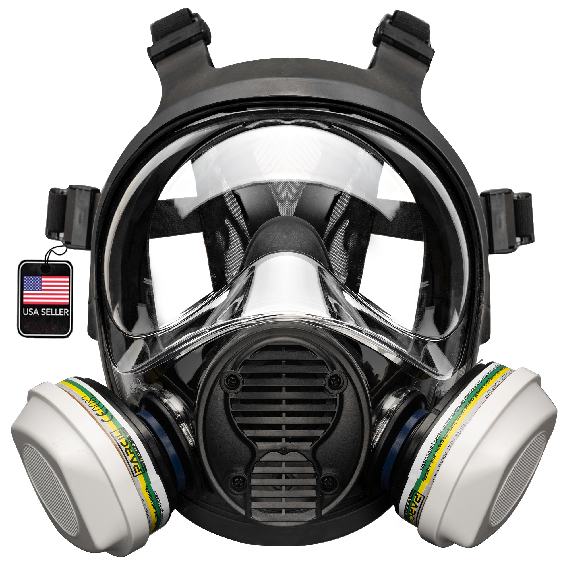 NB-100B Industrial Respirator with Bayonet Style Filter Ports - Full F –  Parcil Safety