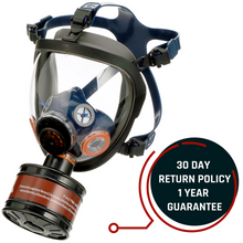 Load image into Gallery viewer, ST-100X Inferno Red Mirrored - Full Face Respirator Gas Mask with Organic Vapor and Particulate Filtration