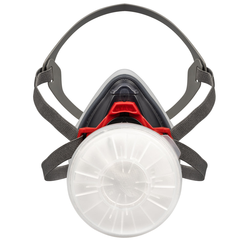 T-90 Half Face Respirator & C-10 Goggles - Organic Vapor Filter Gas Mask - Quick Release Headband & Easy Snap on Filter